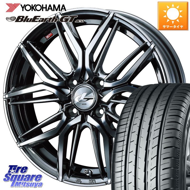 YOKOHAMA R6945 BluEarth-GT AE51 ヨコハマ 175/60R16WEDS 40787 レオニス LEONIS LM BMCMC 16インチ 16X5.0J 45 4穴 100 タフト｜タイヤスクエアミツヤ
