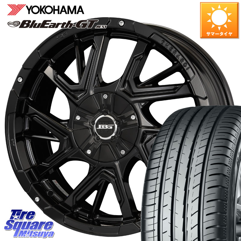 KOSEI ボトムガルシア ゲラルディ ホイール 16 X 7.0J +42 5穴 114.3 YOKOHAMA R4618 BluEarth-GT AE51 ヨコハマ 205/60R16 90系ノア ヴォクシー プリウスアルファ RP6～8ステップワゴン