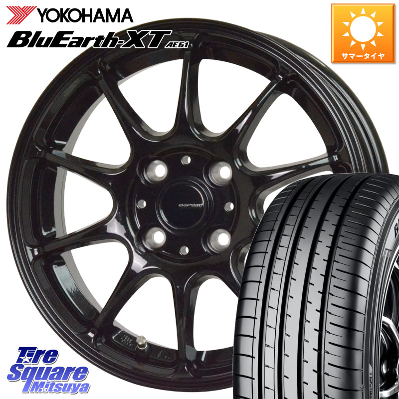YOKOHAMA R8539 BluEarth-XT AE61 ヨコハマ 195/65R16HotStuff G.SPEED G-07 ホイール 16インチ ジースピード 16X6.0J 43 4穴 100 ライズ/ロッキー(ガソリン車4穴) ロッキー ガソリン車 4穴 REX レックス｜タイヤスクエアミツヤ