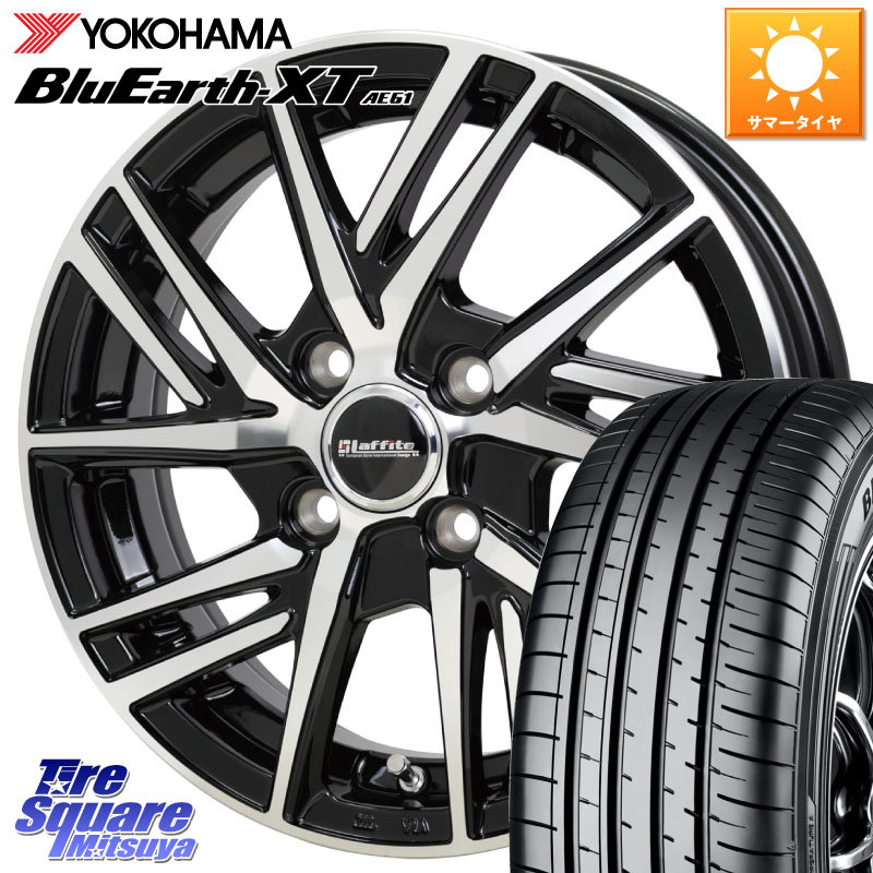 HotStuff ラフィット LW06-2 LW-06-2 ホイール 16インチ 16 X 6.0J +45 4穴 100 YOKOHAMA R8539 BluEarth-XT AE61 ヨコハマ 195/65R16 ライズ ロッキー ガソリン車 4穴