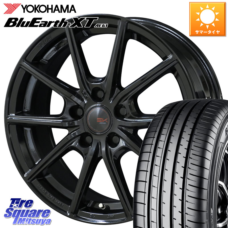 KYOHO SEIN EK ザインEK ホイール 17インチ 17 X 7.0J +42 5穴 114.3 YOKOHAMA R8541 BluEarth-XT AE61 ヨコハマ 205/55R17 90系ノア ヴォクシー P15キックス RP6～8ステップワゴン