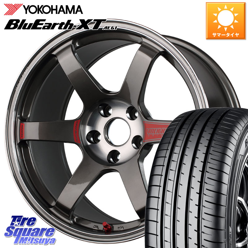 RAYS 【欠品次回10~11月】 VOLK RACING TE37 SAGA SL TE37 ホイール 17インチ 17 X 8.0J +37 5穴 114.3 YOKOHAMA R5778 BluEarth-XT AE61 ヨコハマ 235/65R17
