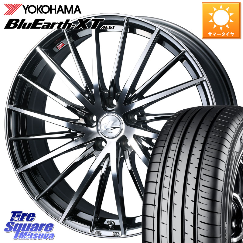 WEDS LEONIS FR レオニス FR ホイール 17インチ 17 X 7.0J +47 5穴 114.3 YOKOHAMA R5778 BluEarth-XT AE61 ヨコハマ 235/65R17