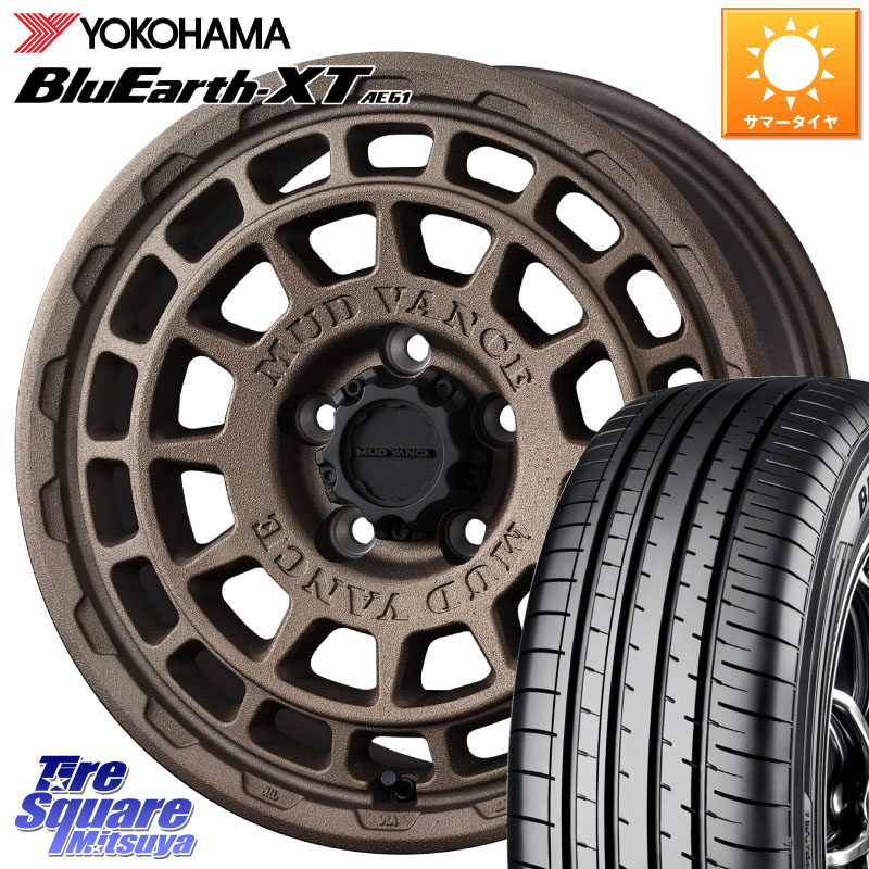 WEDS MUDVANCE X TYPE F ホイール 16インチ マッドヴァンス 16 X 7.0J +35 5穴 114.3 YOKOHAMA R8543 BluEarth-XT AE61 ヨコハマ 205/65R16