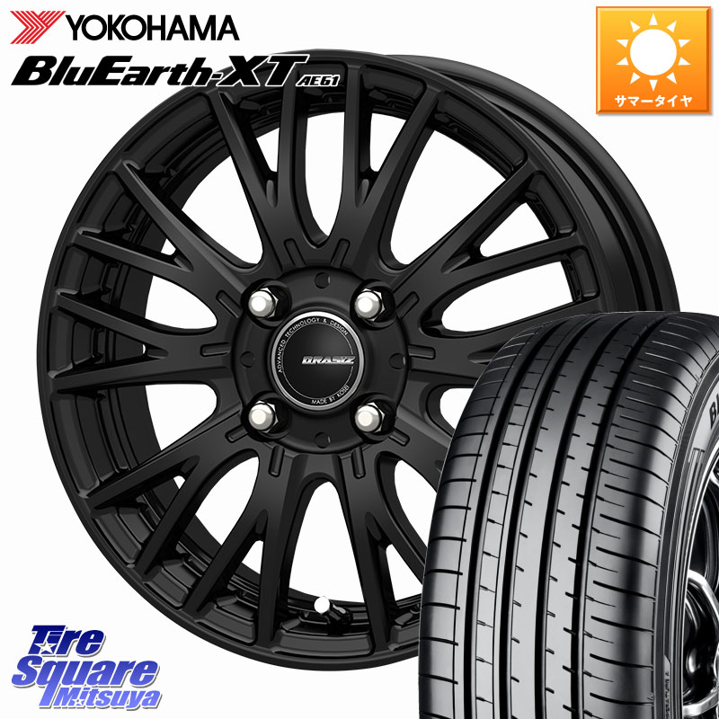 KOSEI QRASIZ クレイシズ SE48 ホイール 16インチ 16 X 6.0J +40 4穴 100 YOKOHAMA R8543 BluEarth-XT AE61 ヨコハマ 205/65R16