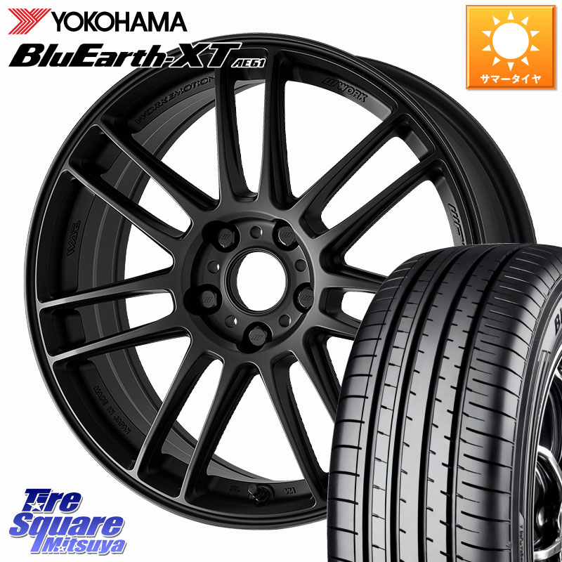 YOKOHAMA R8540 BluEarth-XT AE61 ヨコハマ 195/60R17WORK EMOTION ZR7 ホイール 17インチ 17X7.0J 47 5穴 100 ライズ/ロッキー(ハイブリッド車5穴) ロッキー ハイブリッド車 5穴 REX レックス｜タイヤスクエアミツヤ 105,735円