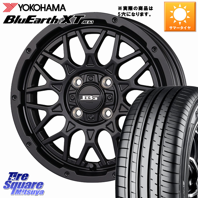 YOKOHAMA R5774 BluEarth-XT AE61 ヨコハマ 215/60R16KOSEI BOTTOMGARCIA SHADOWBAHT ホイール 16インチ 16X7.0J 38 5穴 114.3 ジューク JUKE 日産 マークXジオ HS レクサス スカイラインセダン 日産 クラウンロイヤル クラウンハイブリッド ES レクサス クラウンハイ|タイヤスクエアミツヤ
