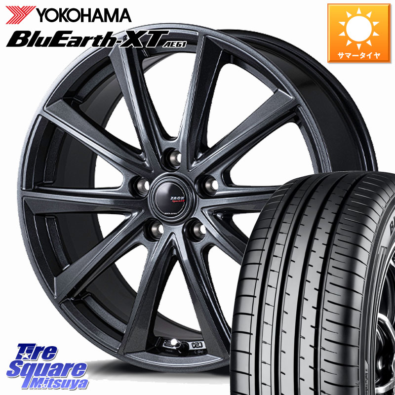 Japan三陽 ZACK Sport-FT ホイール 16インチ 16 X 6.5J +38 5穴 114.3 YOKOHAMA R8539 BluEarth-XT AE61 ヨコハマ 195/65R16 60系プリウス
