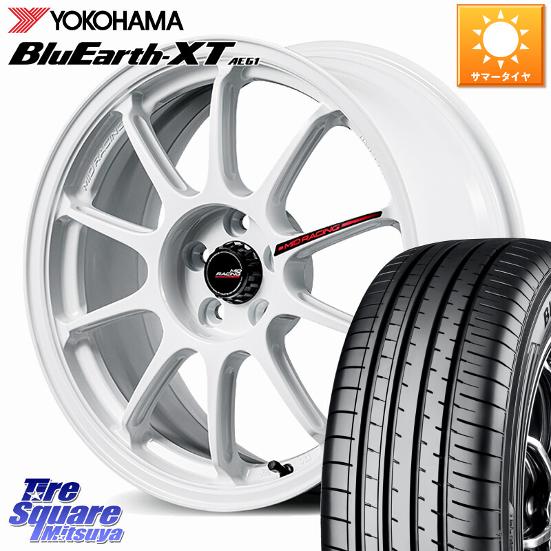 YOKOHAMA R5775 BluEarth-XT AE61 ヨコハマ 215/50R18MANARAY MID RACING R10 EVO ホイール 18インチ レーシング 18X7.5J 45 5穴 114.3 ヤリスクロス｜タイヤスクエアミツヤ 120,850円