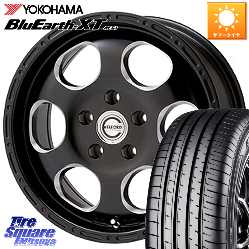 MEIWA Blood Stock One Piece ホイール 16インチ 16 X 7.0J +35 5穴 114.3 YOKOHAMA R8543 BluEarth-XT AE61 ヨコハマ 205/65R16