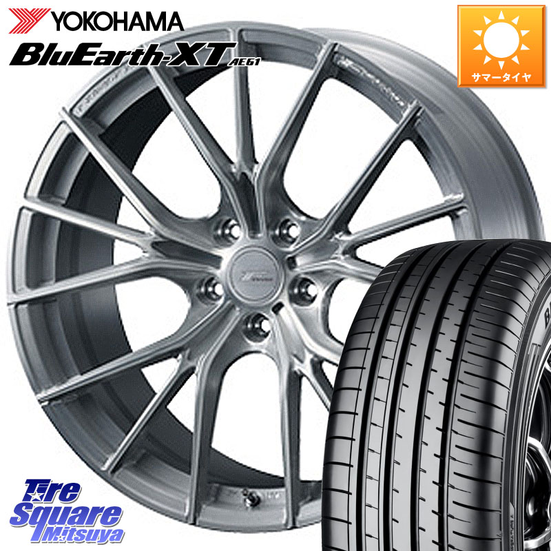 WEDS F ZERO FZ-1 FZ1 鍛造 FORGED ホイール18インチ エフゼロ 18 X 7.5J +38 5穴 114.3 YOKOHAMA R5783 BluEarth-XT AE61 ヨコハマ 215/55R18