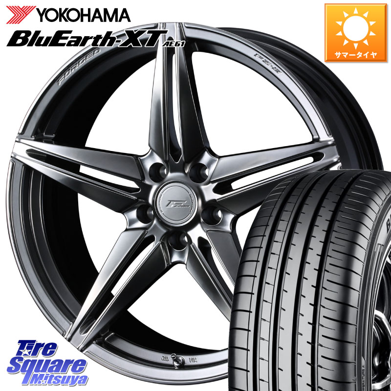 WEDS F ZERO FZ-3 FZ3 鍛造 FORGED ホイール18インチ エフゼロ 18 X 7.5J +38 5穴 114.3 YOKOHAMA R7027 BluEarth XT AE61 Z･P･S ヨコハマ 225/50RF18 161,815円