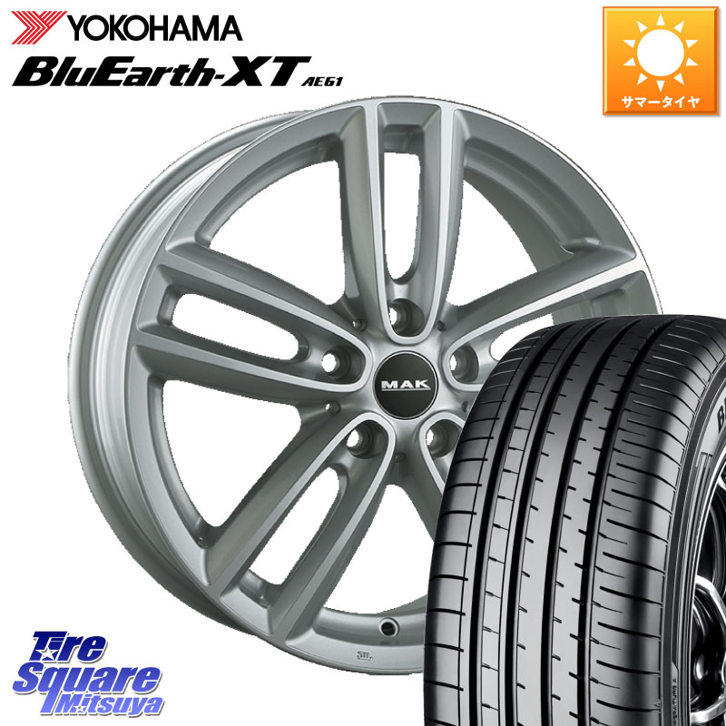 阿部商会 MAK OXFORD ホイール 16インチ 16 X 7.0J(MINI F60) +41 5穴 112 YOKOHAMA R8543 BluEarth-XT AE61 ヨコハマ 205/65R16 MINI ミニ クロスオーバー F60
