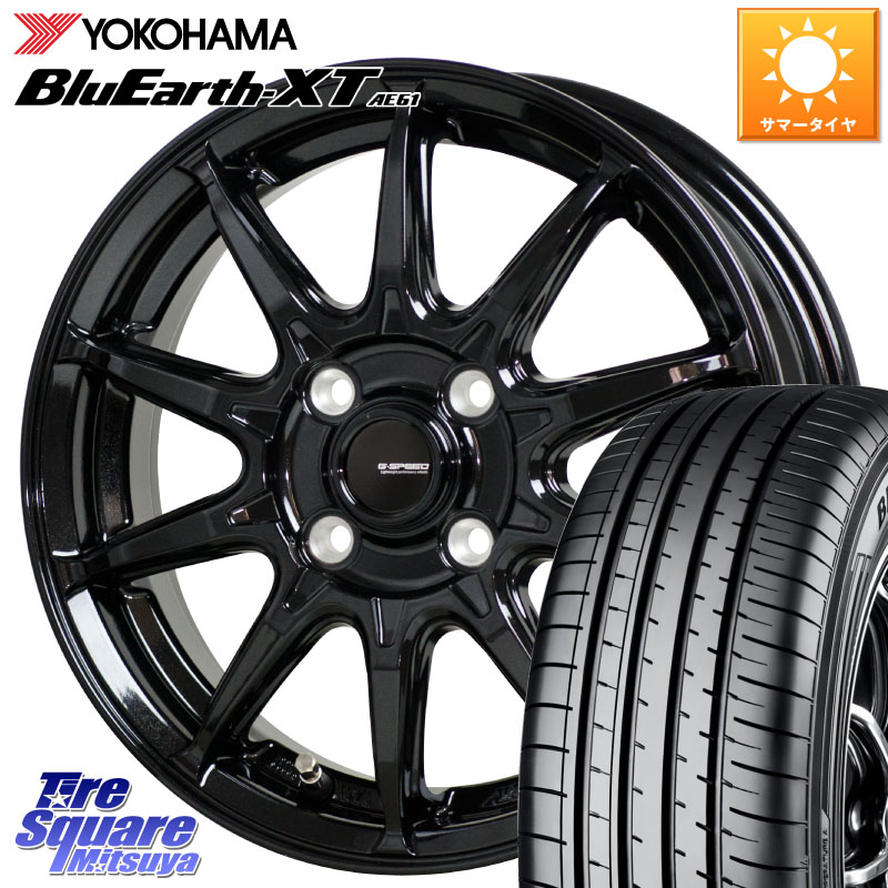 HotStuff G-SPEED G-05 G05 17インチ ジースピード ホイール 17 X 6.5J +45 4穴 100 YOKOHAMA R8540 BluEarth-XT AE61 ヨコハマ 195/60R17 ライズ ロッキー ガソリン車 4穴