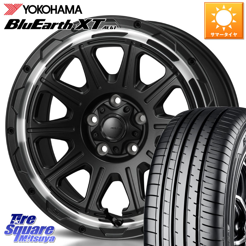 YOKOHAMA R5774 BluEarth-XT AE61 ヨコハマ 215/60R16MONZA HI-BLOCK REGULES モンツァ ハイブロック レグルス 16インチ 16X7.0J 41 5穴 114.3 ジューク JUKE 日産 マークXジオ エスティマ スカイラインセダン 日産 クラウンロイヤル クラウンハイブリッド クラウンハ|タイヤスクエアミツヤ