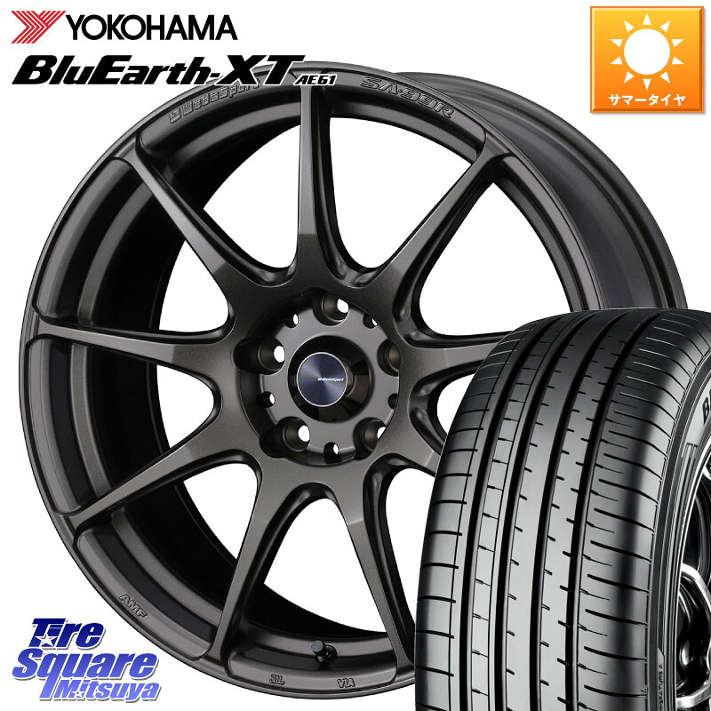 WEDS ウェッズ スポーツ SA99R SA-99R 17インチ 17 X 7.0J +48 5穴 100 YOKOHAMA R5772 BluEarth-XT AE61 ヨコハマ 215/55R17 104,484円