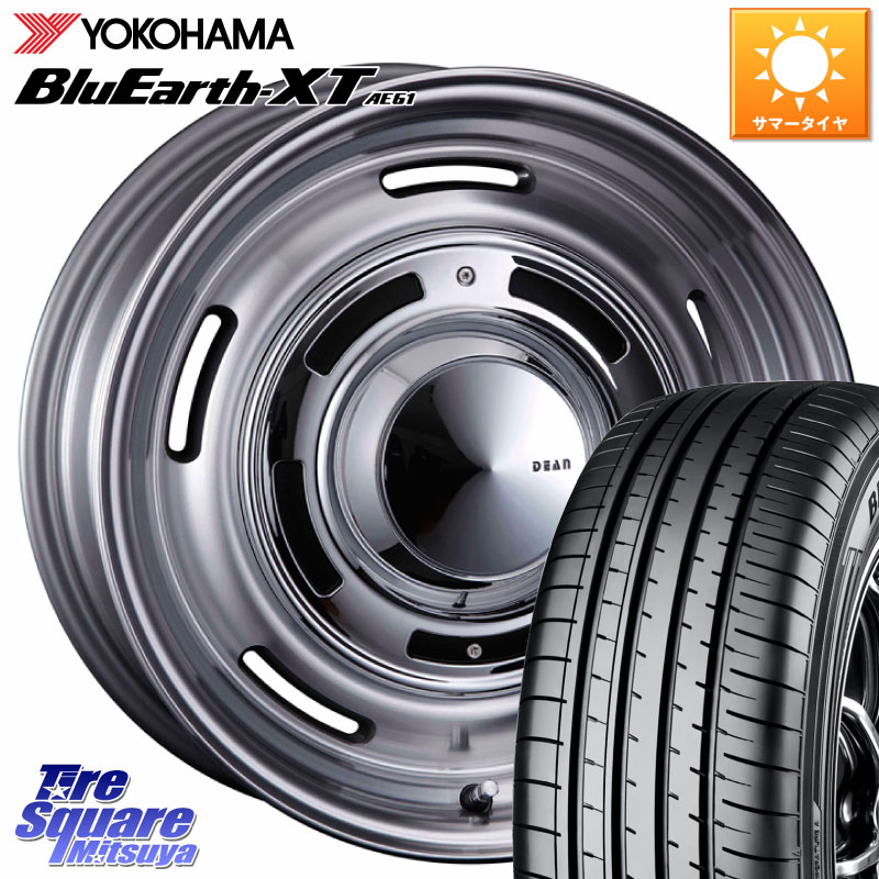 YOKOHAMA R5774 BluEarth-XT AE61 ヨコハマ 215/60R16CRIMSON ディーン クロスカントリー グレー 16インチ 欠品次回6月中～末予定 16X7.0J 25 6穴 139.7｜タイヤスクエアミツヤ