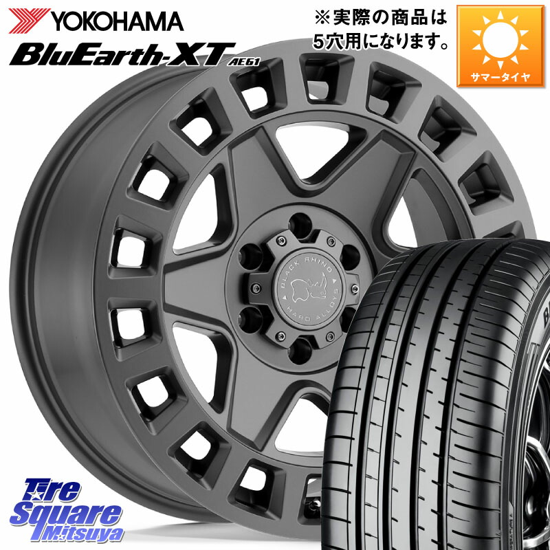 BLACK RHINO YORK ブラックライノ ヨーク GM 17インチ ブラックライノ 17 X 8.0J +35 5穴 114.3 YOKOHAMA R5773 BluEarth-XT AE61 在庫予定品● ヨコハマ 【欠品次回4月末】4本単位での販売 215/60R17 20系アルファード