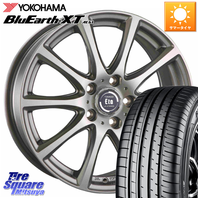YOKOHAMA R8539 BluEarth-XT AE61 ヨコハマ 195/65R16阿部商会 ティラード イータ 16X6.5J 48 5穴 114.3 P15キックス｜タイヤスクエアミツヤ