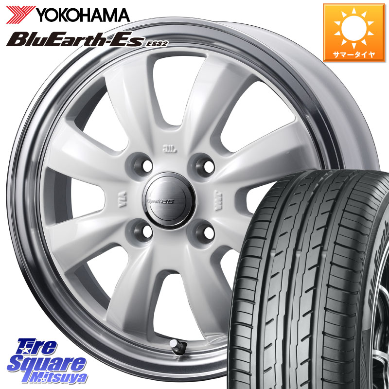 WEDS GYRAFT 8S ホイール 15インチ 15 X 5.5J +42 4穴 100 YOKOHAMA R6285 BluEarth-Es ES32 ヨコハマ 185/65R15 アクアクロスオーバー FITクロスター