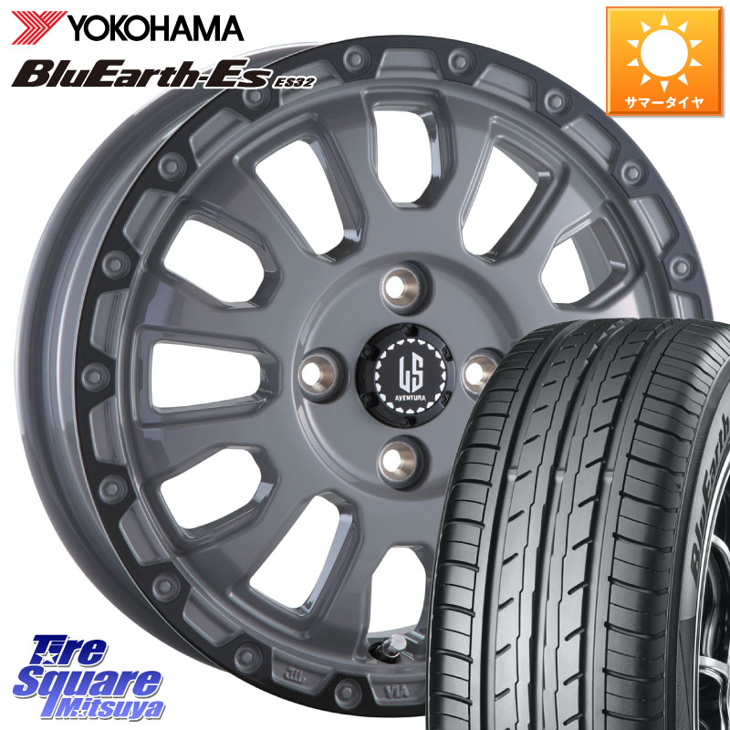 YOKOHAMA R2453 BluEarth-Es ES32 ヨコハマ 205/50R16阿部商会 LA STRADA AVENTURA アヴェンチュラ 16インチ 16X6.0J 40 4穴 100 ロードスターRF アクア｜タイヤスクエアミツヤ