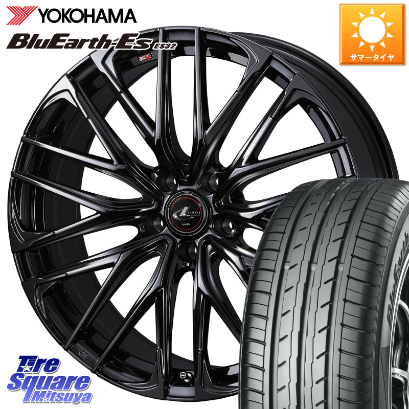 YOKOHAMA R6292 BluEarth-Es ES32 ヨコハマ 215/45R18WEDS 40968 レオニス LEONIS SK ホイール 18インチ 18X8.0J 42 5穴 114.3 ZE1リーフ プリウスアルファ シビック インサイト|タイヤスクエアミツヤ