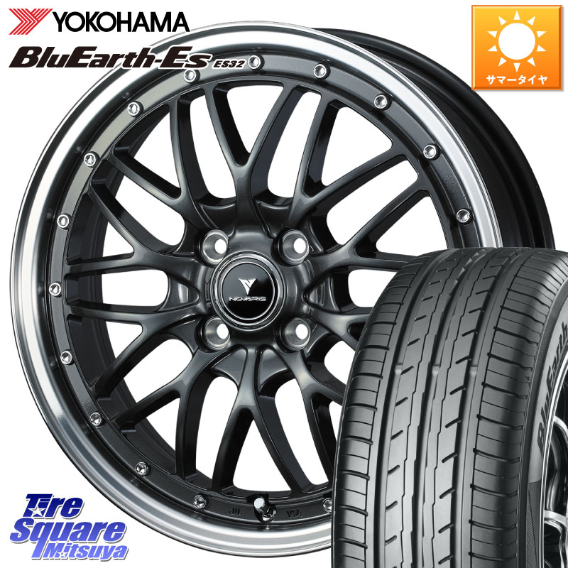 WEDS 41070 NOVARIS ASSETE M1 15インチ ノヴァリス アセット 15 X 4.5J +45 4穴 100 YOKOHAMA R6260 BluEarth-Es ES32 ヨコハマ 165/50R15