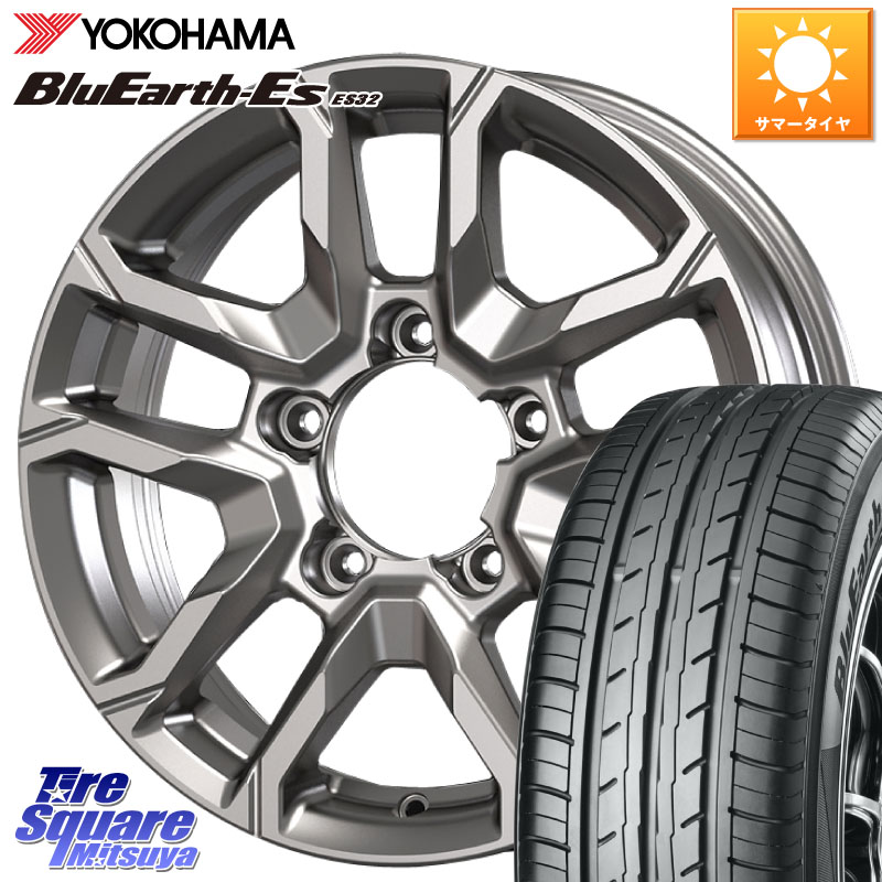 KOSEI BBS600S ベアロック バイソン ホイール 16インチ 16 X 5.5J +22 5穴 139.7 YOKOHAMA R6302 BluEarth-Es ES32 ヨコハマ 215/65R16 ジムニー専用(要オーバーフェンダー等)