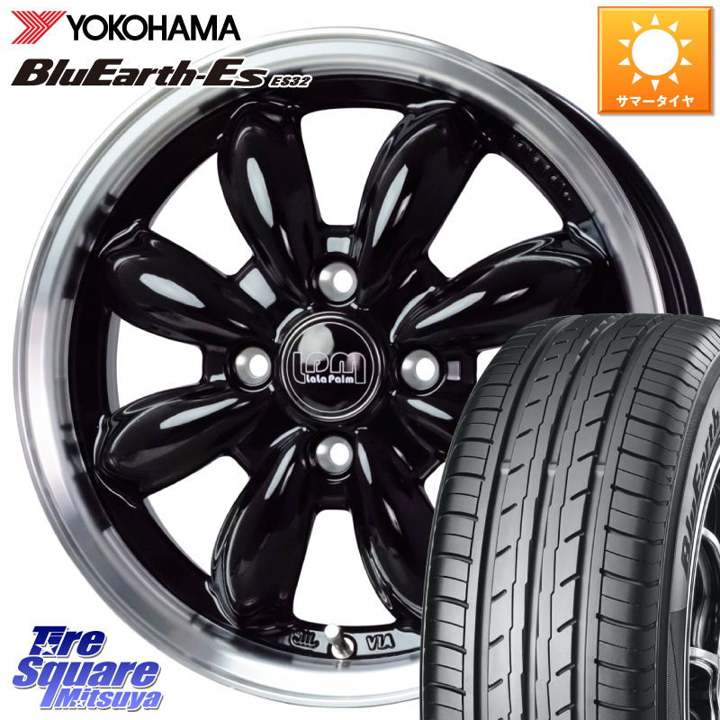 HotStuff LaLa Palm CUP2 ララパーム BK ホイール 15インチ 15 X 4.5J +45 4穴 100 YOKOHAMA R6260 BluEarth-Es ES32 ヨコハマ 165/50R15