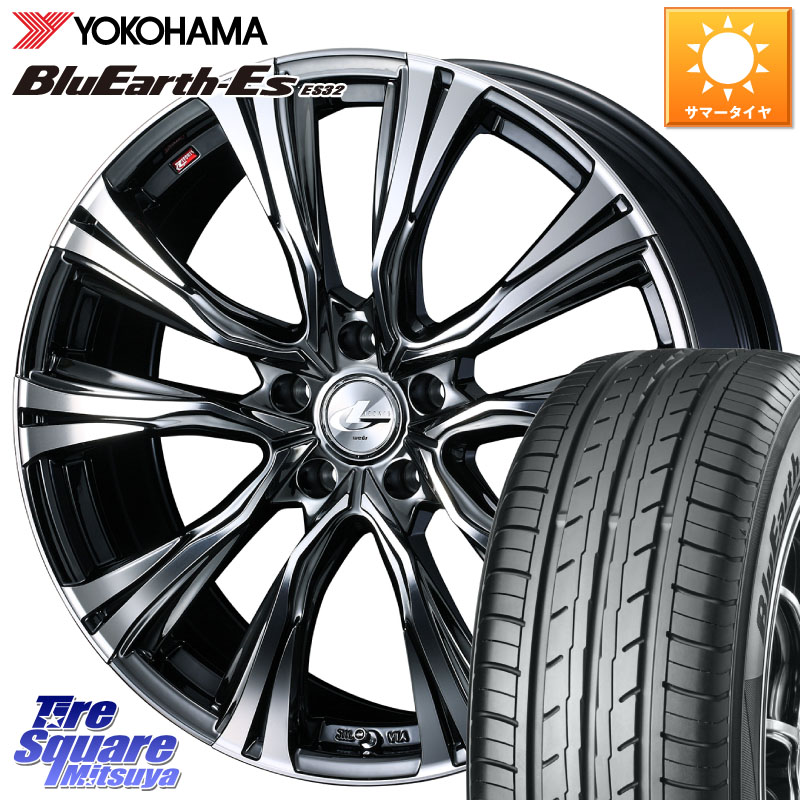 YOKOHAMA R6306 BluEarth-Es ES32 ヨコハマ 215/40R18WEDS 41263 LEONIS VR BMCMC ウェッズ レオニス ホイール 18インチ 18X7.0J 47 5穴 114.3 C27セレナ ランディ リーフ LEAF 日産 セレナ SERENA 日産 CR-Z|タイヤスクエアミツヤ