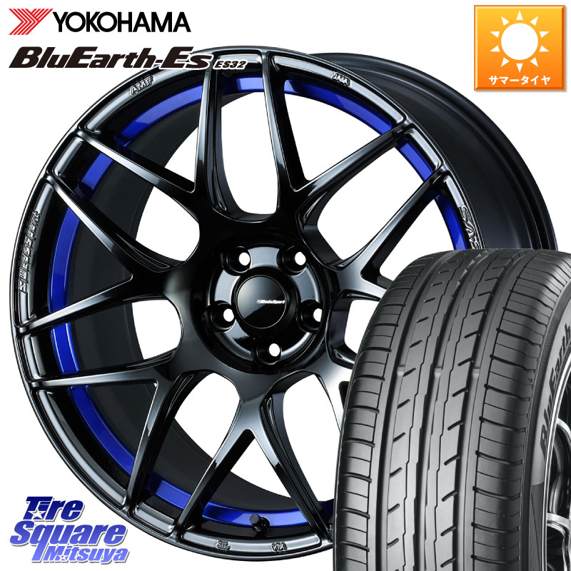 YOKOHAMA R6298 BluEarth-Es ES32 ヨコハマ 215/60R17WEDS WedsSport SA-27R SA27R ウェッズ スポーツ ホイール 17インチ 17X7.5J 45 5穴 114.3 C-HR RC系オデッセイ後期 CX-30 MX-30 20系アルファード エスティマ ヴェルファイア UX レクサス|タイヤスクエアミツヤ
