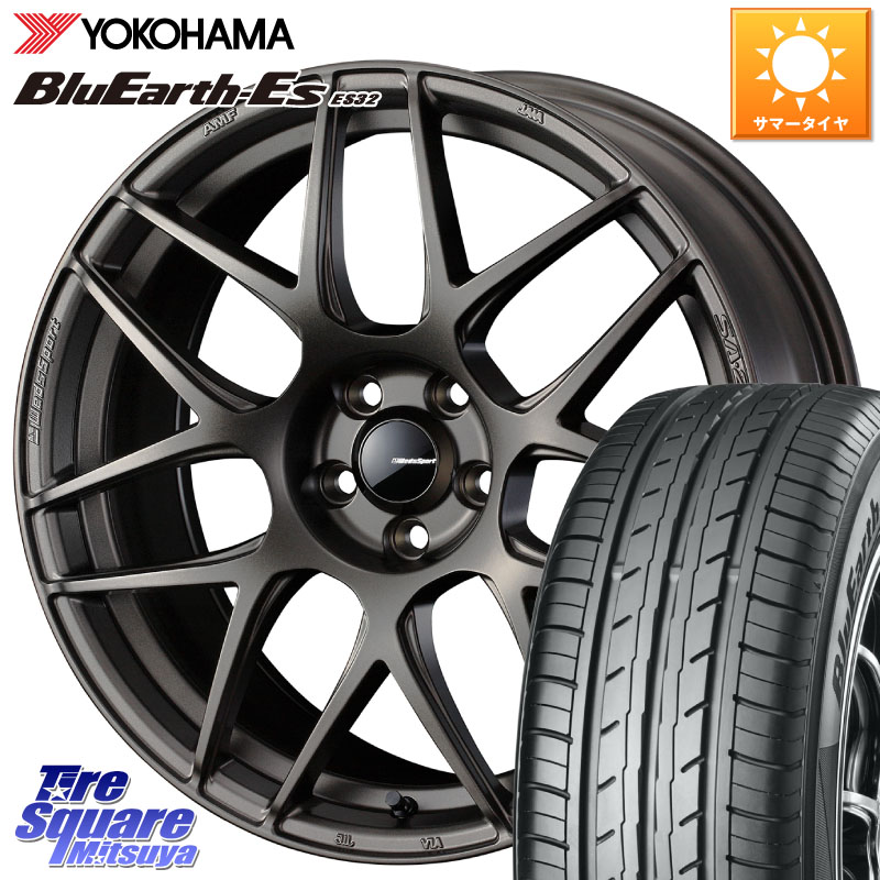 WEDS 74184 SA-27R ウェッズ スポーツ ホイール 17インチ 17 X 6.5J +42 5穴 100 YOKOHAMA R2462 BluEarth-Es ES32 ヨコハマ 215/45R17