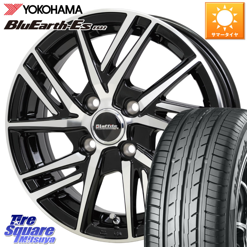 YOKOHAMA R2437 BluEarth-Es ES32 ヨコハマ 195/50R16HotStuff ラフィット LW06-2 LW-06-2 ホイール 16インチ 16X6.0J 45 4穴 100 160系カローラフィールダー ヤリス ロードスター 130系ヴィッツ モビリオ/モビリオスパイク ヴィッツ カローラフィールダーハイブリッド|タイヤスクエアミツヤ