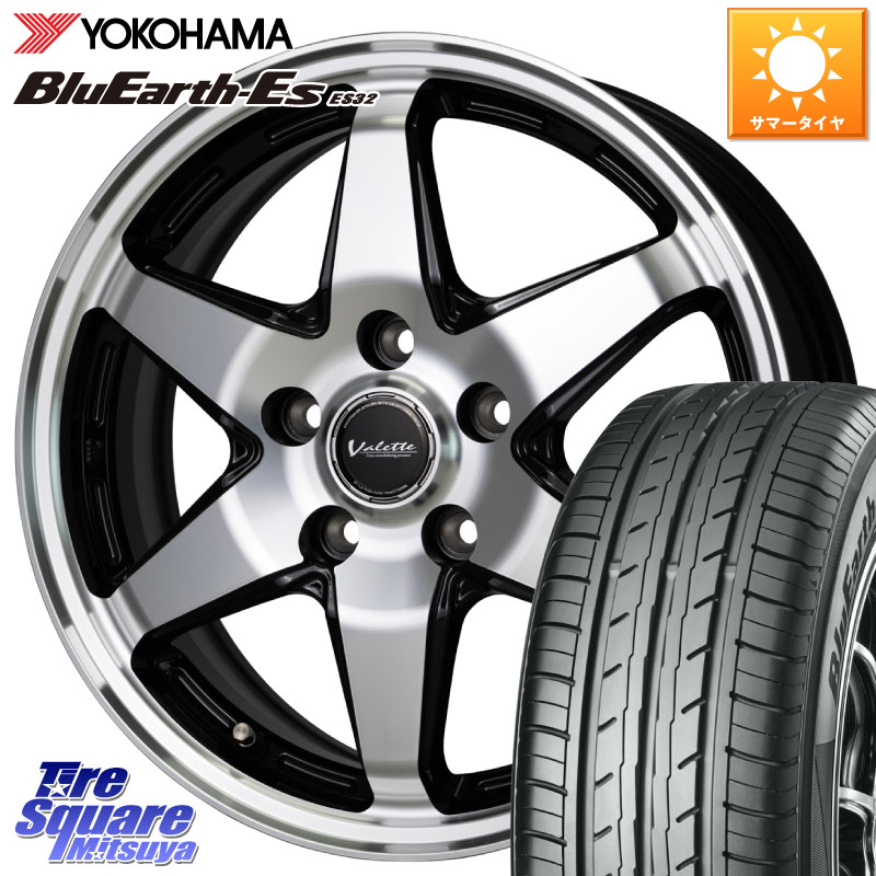 HotStuff Valette ANKRAY アンクレイ ホイール 15インチ 15 X 6.0J +43 5穴 100 YOKOHAMA R6280 BluEarth-Es ES32 ヨコハマ 185/60R15 170系シエンタ
