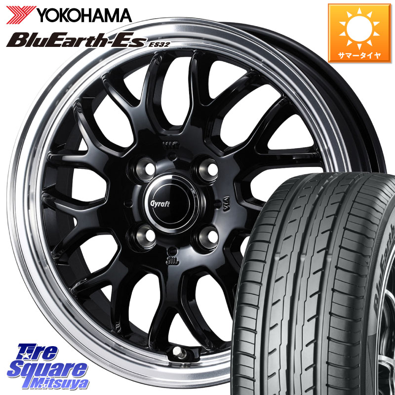 WEDS グラフト GYRAFT 9M ホイール 14インチ 14 X 4.5J +45 4穴 100 YOKOHAMA R6278 BluEarth-Es ES32 ヨコハマ 175/70R14 Mx27/37/47Sソリオ・デリカD2