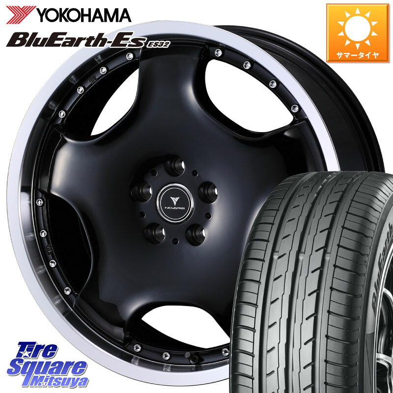 YOKOHAMA R6292 BluEarth-Es ES32 ヨコハマ 215/45R18WEDS NOVARIS ASSETE D1 特価● ホイール 18インチ ノヴァリス アセット 18X7.0J 40 5穴 114.3 90系ノア/ヴォクシー ZE1リーフ プリウスアルファ SAI ノア NOAH|タイヤスクエアミツヤ