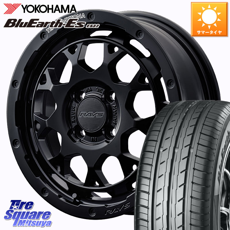 YOKOHAMA R2415 BluEarth-Es ES32 ヨコハマ 175/60R15RAYS 【欠品次回10~11月】 TEAM DAYTONA M9+ BOJ ホイール 15インチ 15X5.0J 45 4穴 100 Mx27/37/47Sソリオ・MB37SデリカD2 デリカD:2 D2 ハスラー リフトアップ等カスタム フレアクロスオーバー リフトアップ等カ｜タイヤスクエアミツヤ