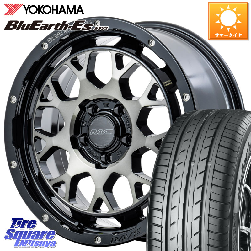 YOKOHAMA R6306 BluEarth-Es ES32 ヨコハマ 215/40R18RAYS 【欠品次回9~10月】 TEAM DAYTONA M9+ ホイール 18インチ 18X7.5J 38 5穴 114.3 リーフ LEAF 日産｜タイヤスクエアミツヤ