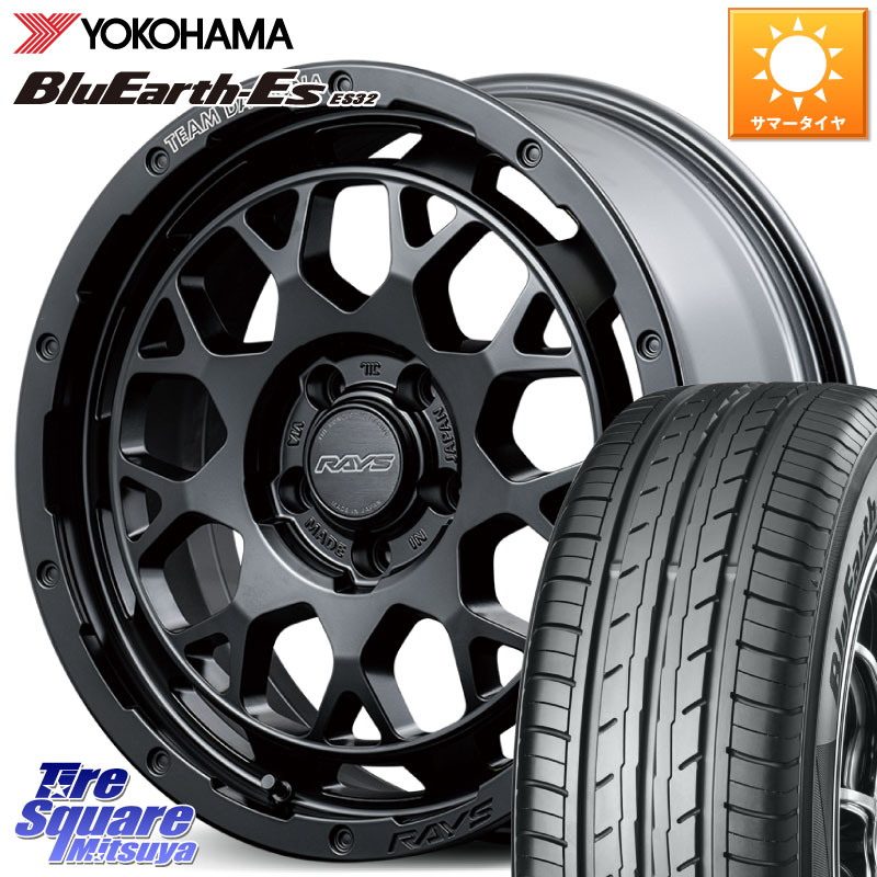 YOKOHAMA R6303 BluEarth-Es ES32 2026年製 在庫● ヨコハマ ブルーアース 225/55R18RAYS TEAM DAYTONA M9+ BOJ ホイール 18インチ 18X7.5J 32 5穴 114.3 デリカD:5(26+) デリカD:5 D5 カスタムサイズ RVR｜タイヤスクエアミツヤ