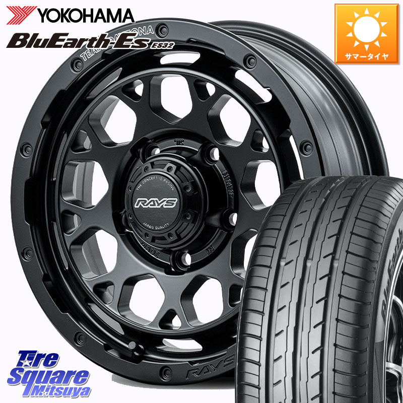 RAYS 【欠品次回8~9月】 TEAM DAYTONA M9+ BOJ ホイール 16インチ 16 X 5.5J +20 5穴 139.7 YOKOHAMA R6302 BluEarth-Es ES32 ヨコハマ 215/65R16 ジムニー専用(要オーバーフェンダー等) 101,165円