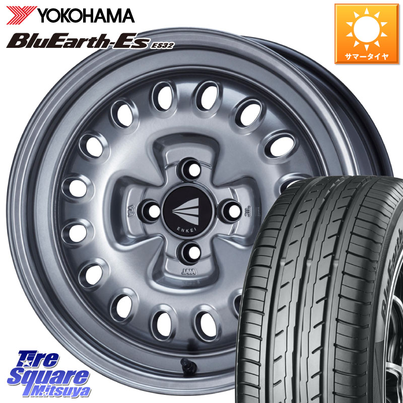 YOKOHAMA R2453 BluEarth-Es ES32 ヨコハマ 205/50R16ENKEI Neo Classic Al'Vita ホイール 16インチ 16X7.0J 38 4穴 100 ロードスター(ローダウン等) イスト ist|タイヤスクエアミツヤ