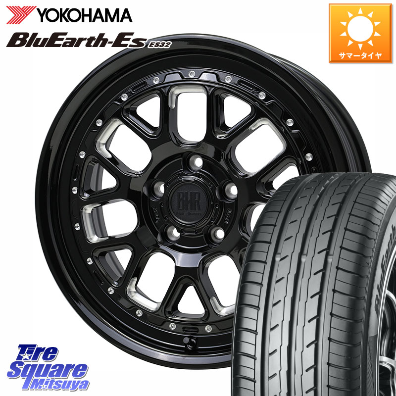 HotStuff BARKLEY HARDROCK HURON ハードロック ヒューロン ホイール 17インチ 17 X 7.0J +38 5穴 114.3 YOKOHAMA R6299 BluEarth-Es ES32 ヨコハマ 225/55R17 10系アルファード