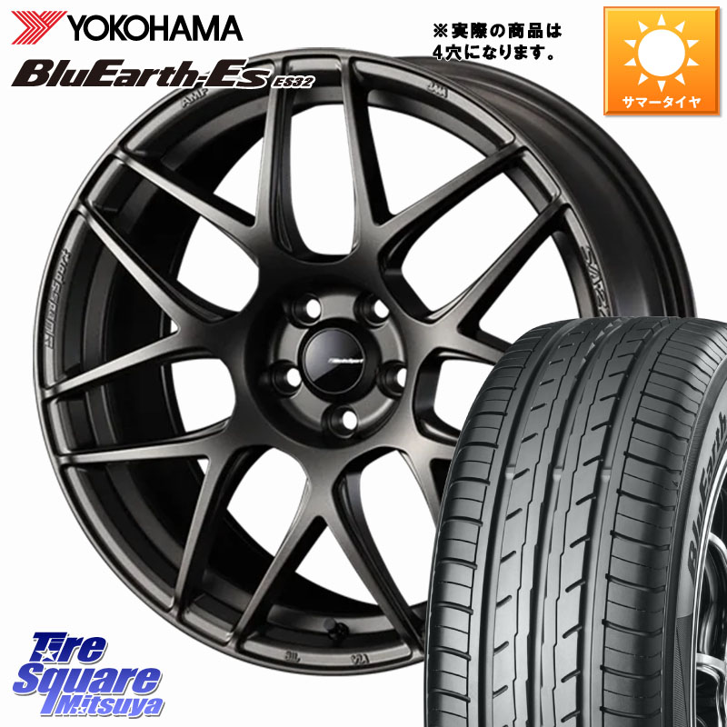 WEDS 74182 SA-27R ウェッズ スポーツ ホイール 17インチ ◇参考画像 17 X 6.5J +42 4穴 100 YOKOHAMA R2462 BluEarth-Es ES32 ヨコハマ 215/45R17