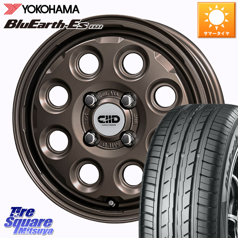 KYOHO Cawaii Decor Decor Nature ホイール 14インチ 14 X 4.5J +45 4穴 100 YOKOHAMA R6256 BluEarth-Es ES32 ヨコハマ 155/55R14