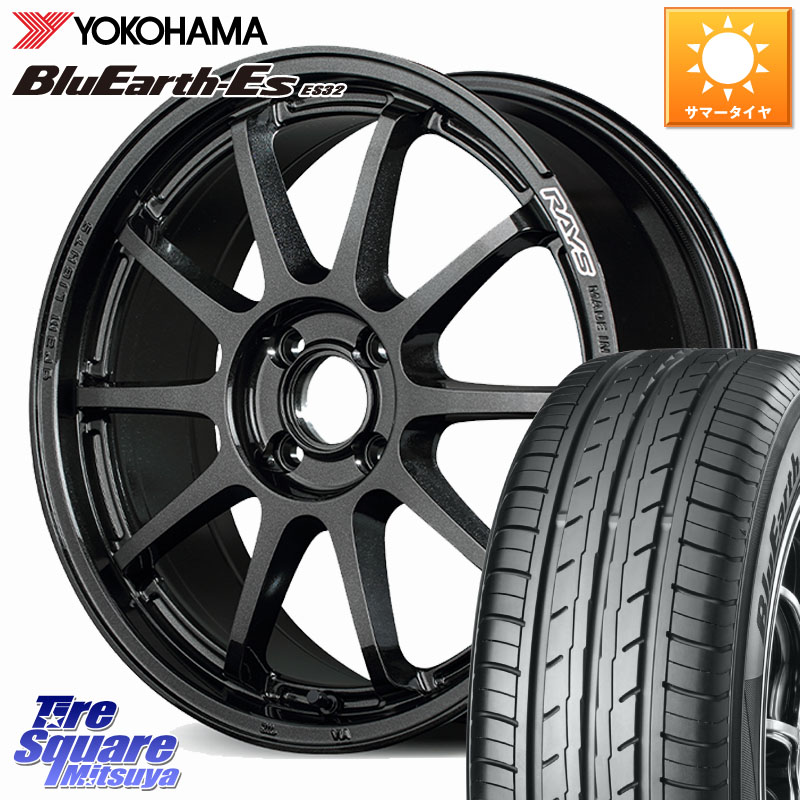 YOKOHAMA R2461 BluEarth-Es ES32 ヨコハマ 215/40R17RAYS 【欠品次回要問合せ】 gramLIGHTS 57NR ホイール 17インチ 17X7.0J 47 4穴 100 フィット FIT｜タイヤスクエアミツヤ 112,465円