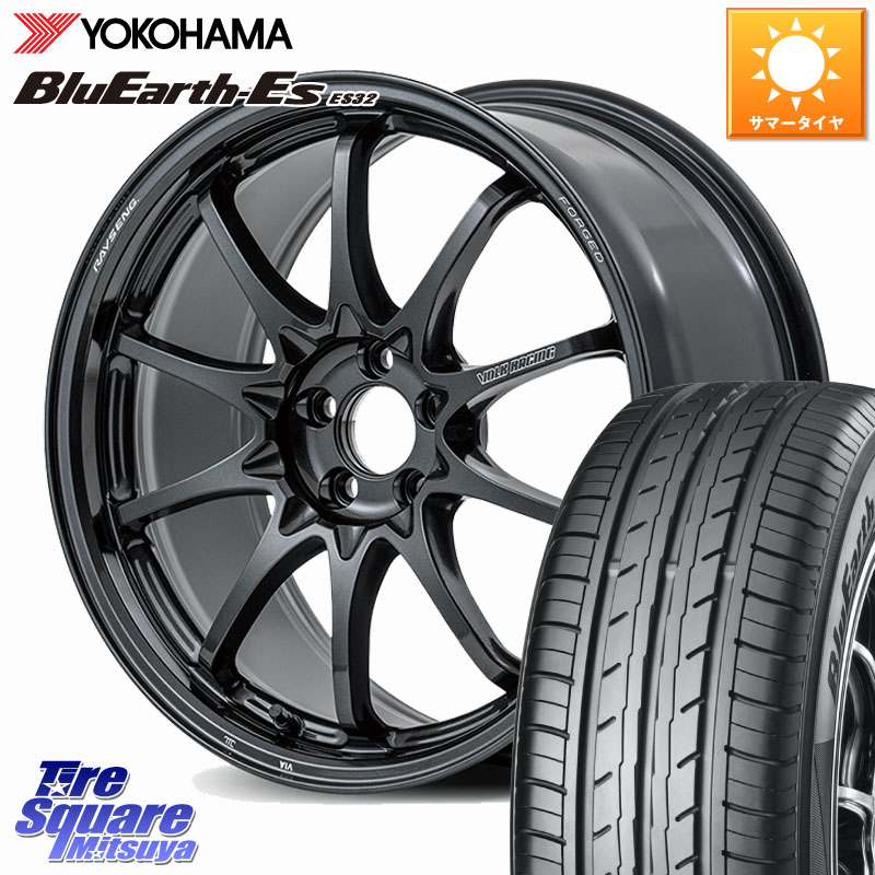 YOKOHAMA R6296 BluEarth-Es ES32 2026年製 在庫● ヨコハマ 225/45R18RAYS 【欠品次回3~4月】 CE28N-plus VOLK RACING 鍛造 ホイール 18インチ 18X7.5J 48 5穴 100 レガシー レガシィ ワゴン エクシーガ｜タイヤスクエアミツヤ