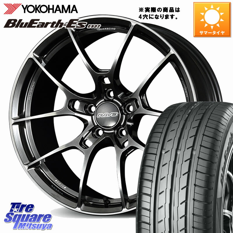 RAYS 【欠品次回4~5月】 G025 VOLK RACING 鍛造 ホイール 16インチ◇参考画像 16 X 6.5J +45 4穴 100 YOKOHAMA R2425 BluEarth-Es ES32 ヨコハマ 185/55R16 アクア 160系カローラフィールダー ヤリス ロードスター スイフト4穴 スペイド