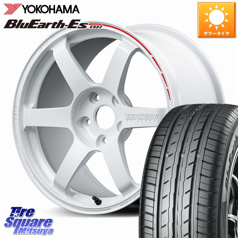 YOKOHAMA R6295 BluEarth-Es ES32 ヨコハマ 225/50R18RAYS 【欠品次回3~4月】 TE37 SAGA S-plus TIME ATTACK EDITION VOLK RACING 鍛造 ホイール 18インチ 18X8.0J 46 5穴 114.3 MAZDA6 エスティマハイブリッド エスティマ UX レクサス｜タイヤスクエアミツヤ