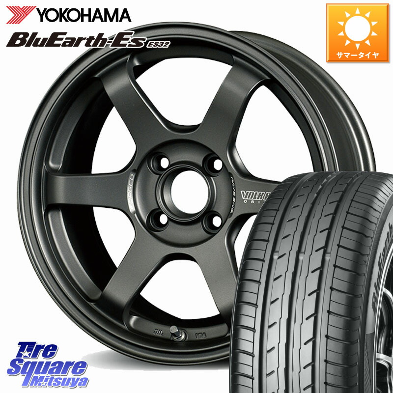 RAYS 【欠品次回10~11月】 TE37 SONIC CLUB RACER・VITZ/YARIS専用 VOLK RACING 鍛造 ホイール 15インチ 15 X 7.0J +48 4穴 100 YOKOHAMA R2439 BluEarth-Es ES32 ヨコハマ 195/55R15 ヤリス