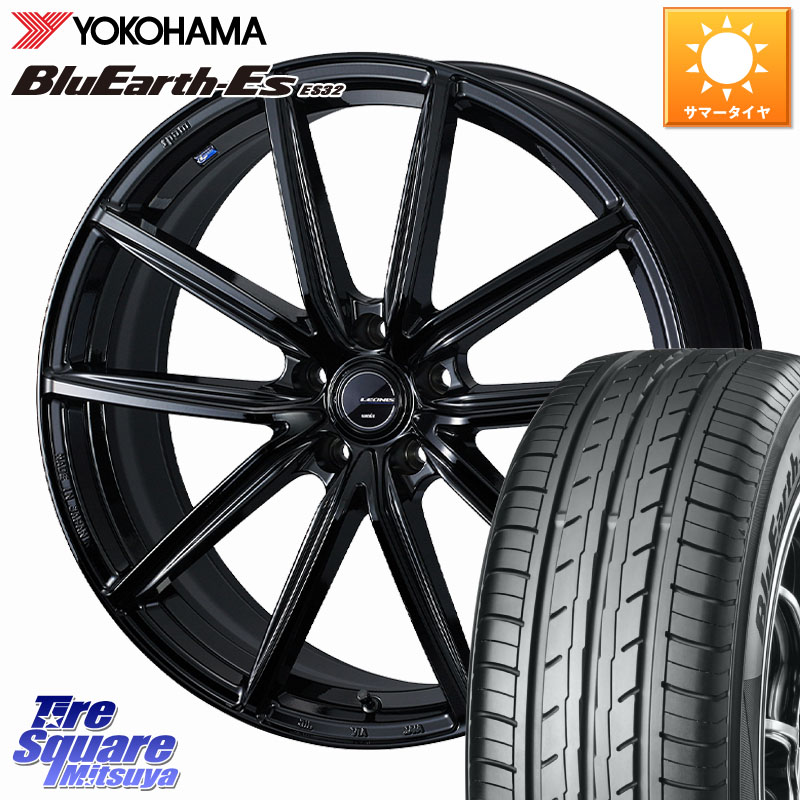 YOKOHAMA R6306 BluEarth-Es ES32 ヨコハマ 215/40R18WEDS LEONIS NAVIA 08 ホイール 18インチ 18X8.0J 42 5穴 114.3 リーフ LEAF 日産 カローラルミオン｜タイヤスクエアミツヤ